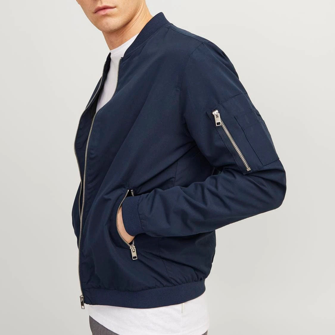 JACK & JONES  BOMBER BLEU NUIT