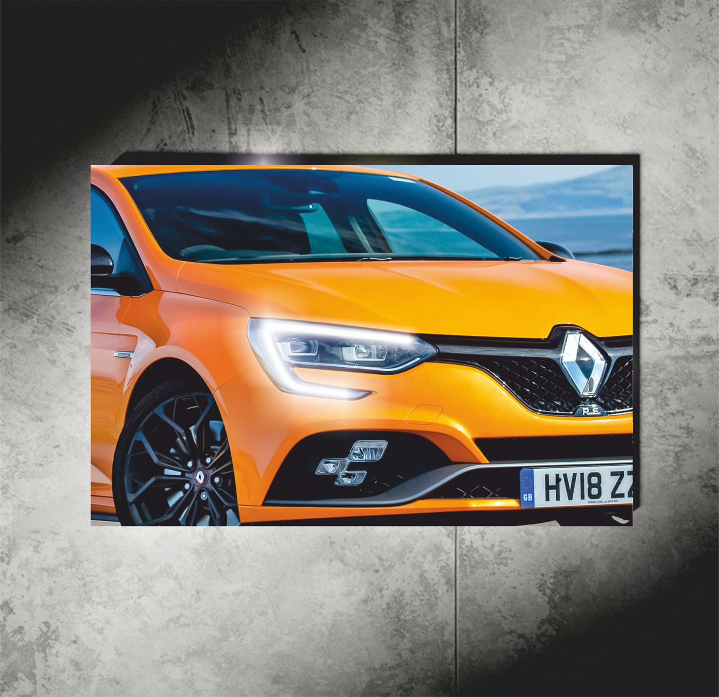 POSTER LUMINEUX  MEGANE RS