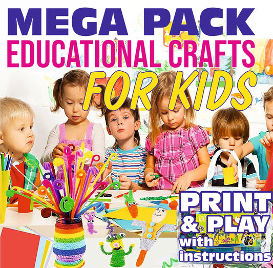 MEGA PACK EDUCATIONAL CRAFTS FOR KIDS